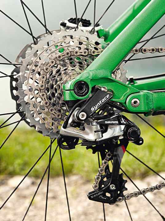   Wenn einfach, dann SRAM XX1. Sieben von acht Herstellern verbauten die Elffach-Schaltung, nicht nur aufgrund der größeren Übersetzungsbandbreite.