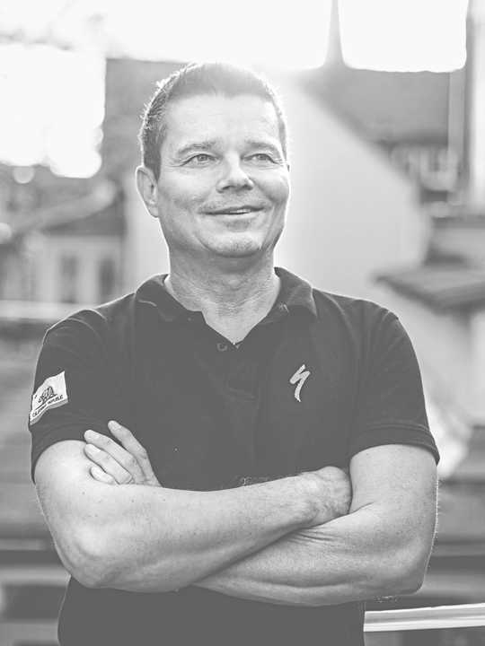 Bike designer Peter Denk says: "I don't want to ride a moped, so I usually choose Eco mode."