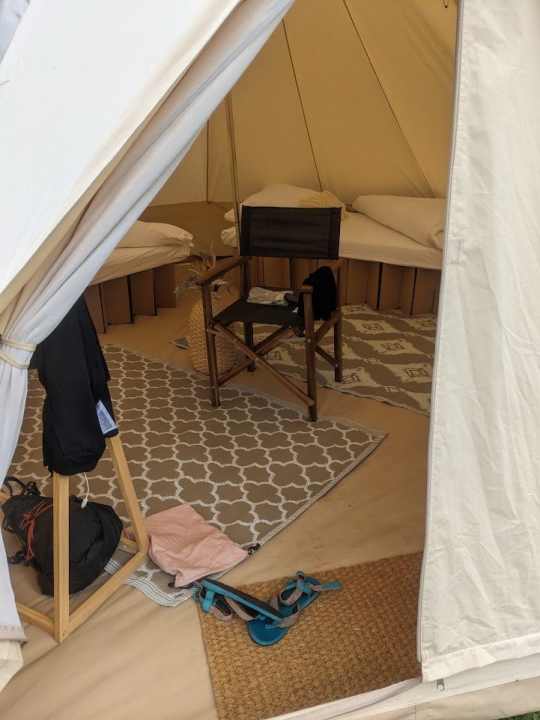 My glamping tent