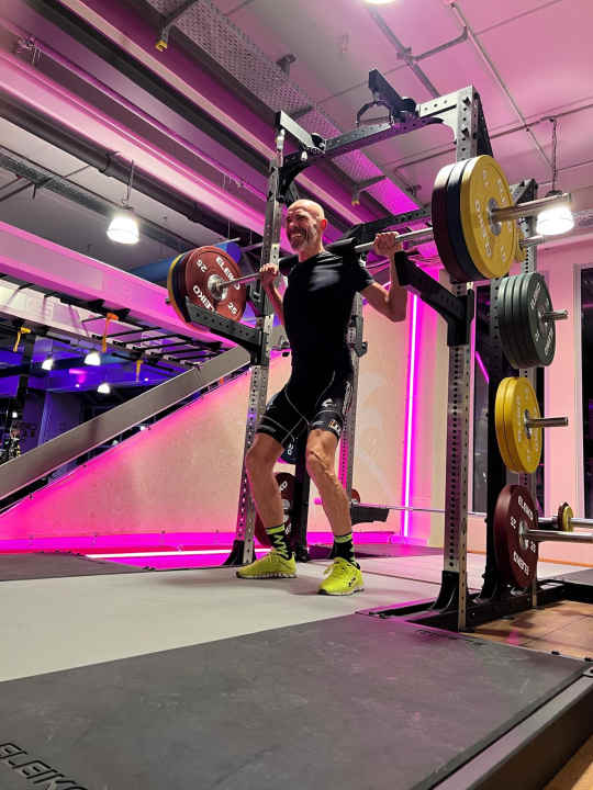 I go to the gym: "Short, but intense," says Wolfram Kurschat.