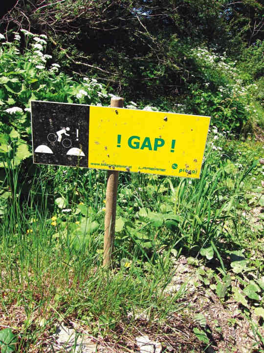   Beschilderung: In vielen Parks leider miserabel. Vor gefährlichen Stellen bitte warnen!