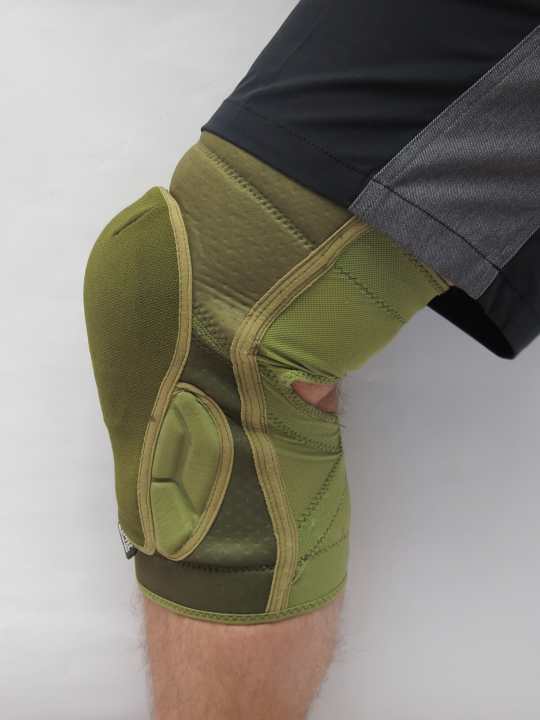   Only if a knee protector fits snugly will it not be pulled down in the event of a fall.