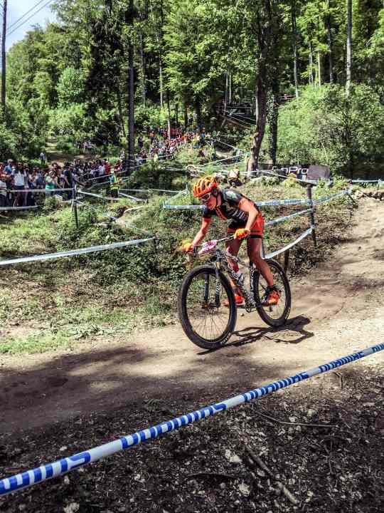   Elisabeth Brandau has achieved her best World Cup result to date on the Radon Jealous.