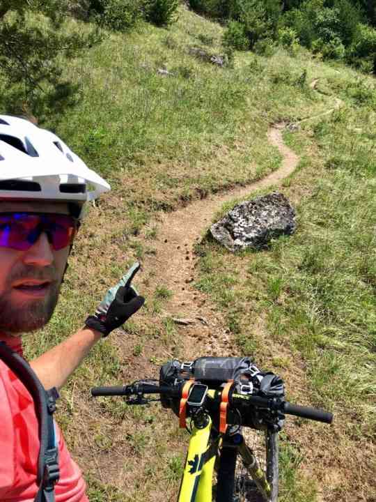 One of the many crisp climbs on the Altmühltal Panorama Trail. Phew!