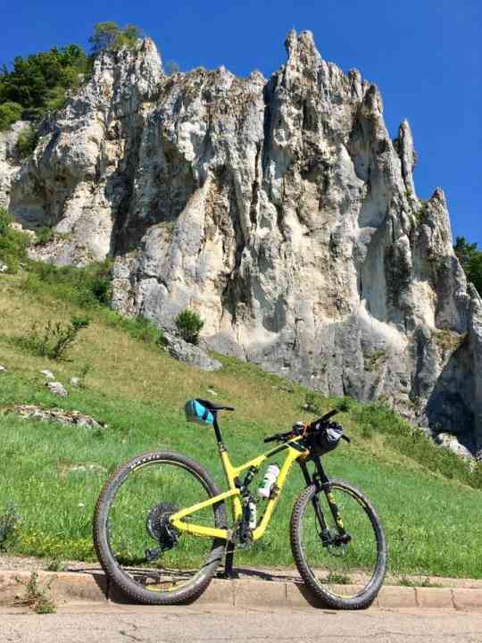   The rock needles of Konstein.
