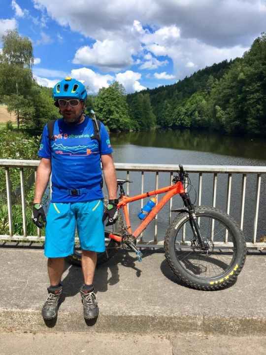   Matthias Lenk war mit dem Fatbike dabei und kennt sich bestens aus in seiner Oberpfälzer Heimat.