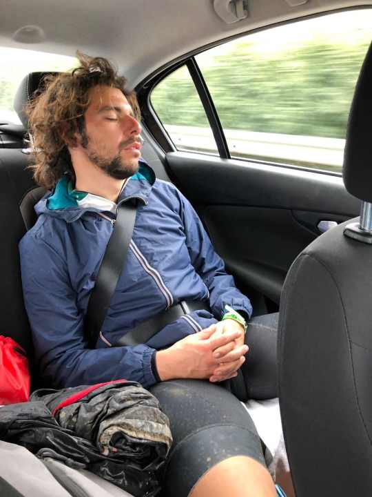   Inside, the heating running at full blast invites you to take a nap, outside the apocalypse.