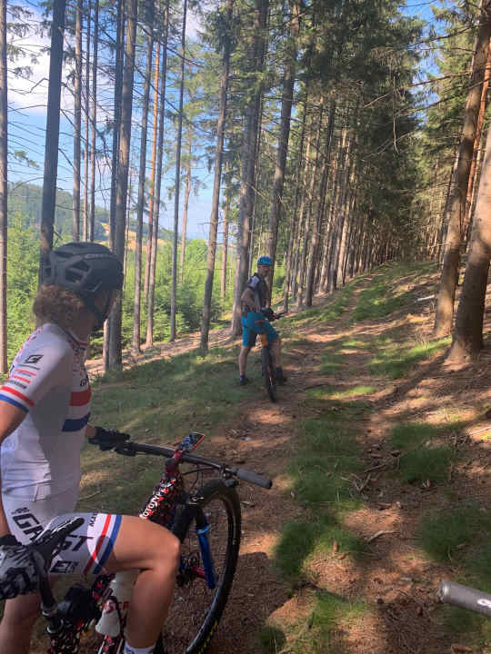Für die Niederländerin Anne Terpstra bietet das Fichtelgebirge perfekte Trainingsmöglichkeiten.