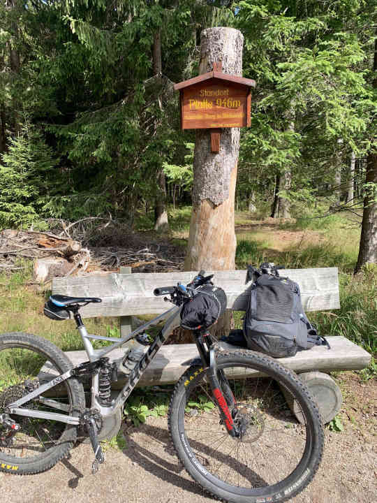 The Platte: At 946 metres, the highest elevation in the Steinwald.