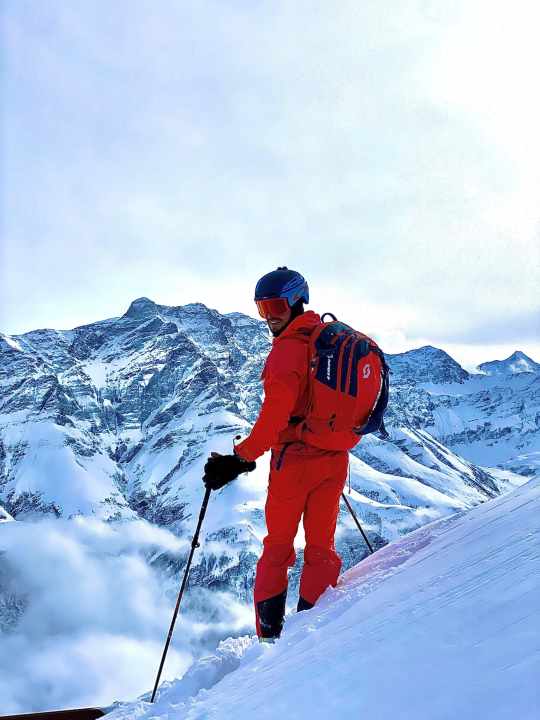 XC superstar Nino Schurter is regularly out and about on cross-country skis and ski tours in winter.