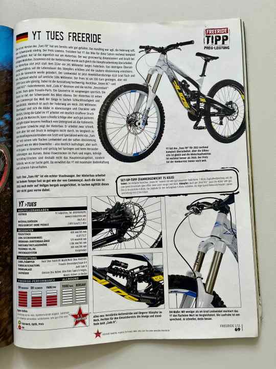 Test im Folgejahr: knapp an der Bestnote vorbei geschrappt.