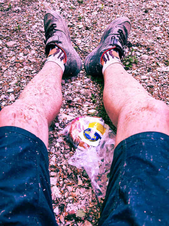 3000 metres in altitude and the previous strain of a multi-day road bike tour demanded everything from Albert's legs.