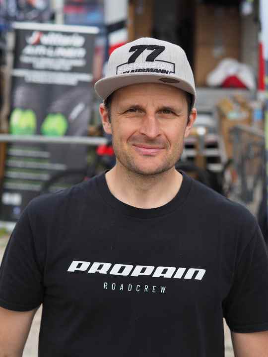 German series champion in downhill, enduro racer, suspension specialist Marcus Klausmann