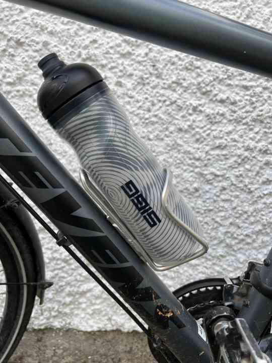 The Sigg bottle in use