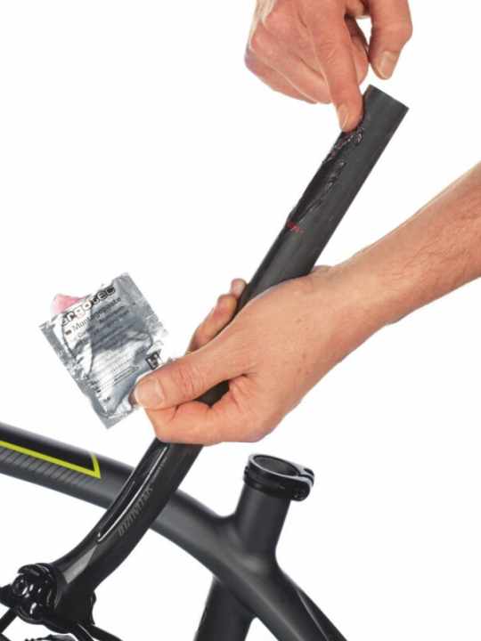 Assembly paste for carbon parts increases friction.