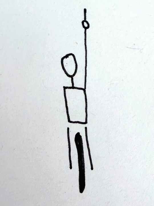 Single-file line
