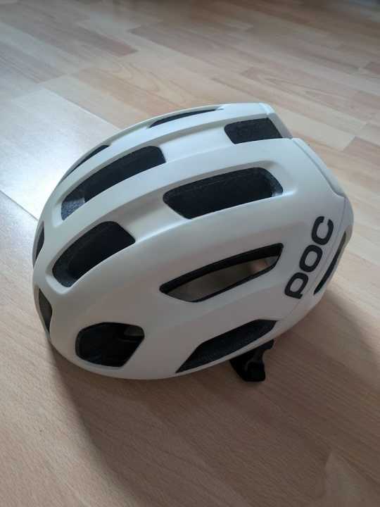 POC Ventral Air Mips in the colour Okenite Off-White Matt