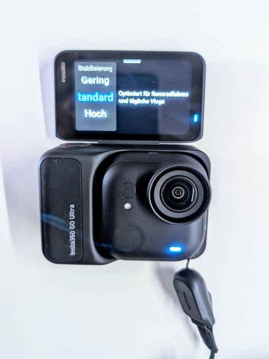 Insta360 GO Ultra Stabilisation setting
