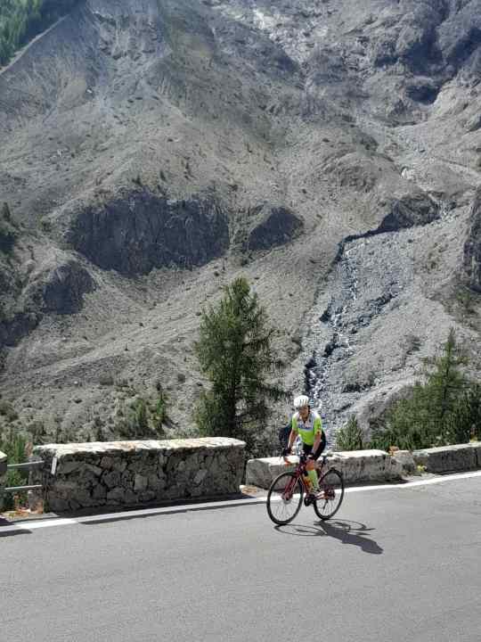 Dans les rampes du Stelvio