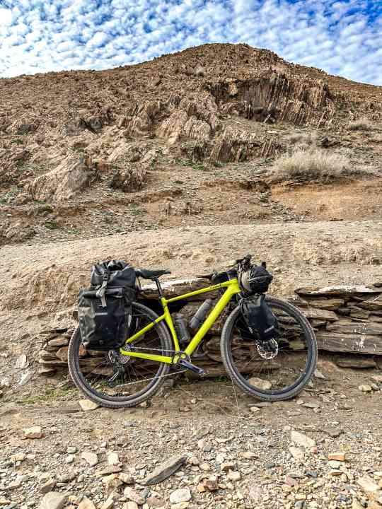 A new feature is the bag that is strapped to the top of the carrier.