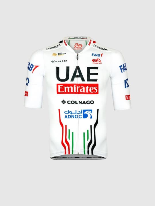 This is what the UAE Team Emirates kit looks like for the 2024 season