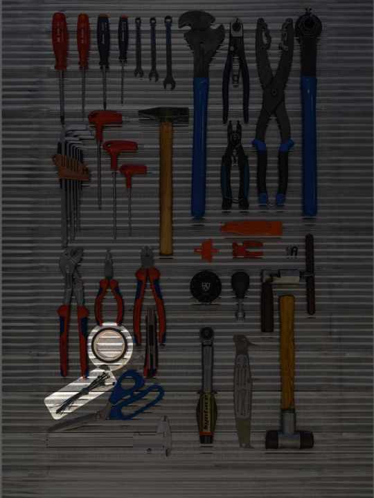 Universally applicable: cable ties and insulating tape.