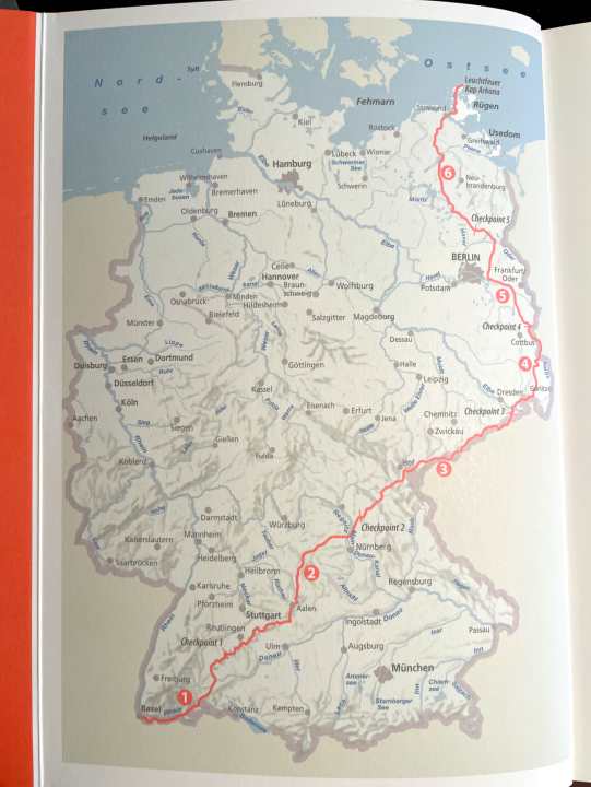 6 Abschnitte: 1600 Kilometer und 22.000 Höhenmeter