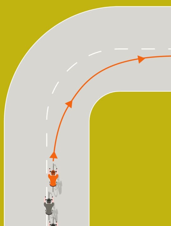 Be the first to take the bend 