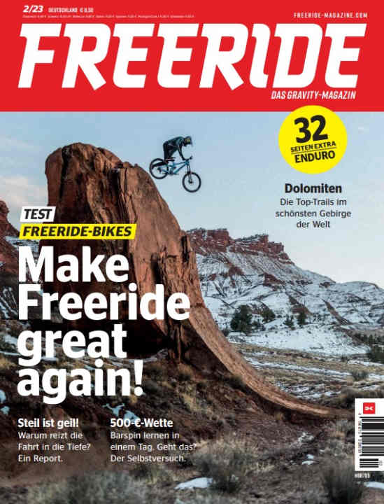Die neue FREERIDE 2/23. Ab 17. Mai im Handel.