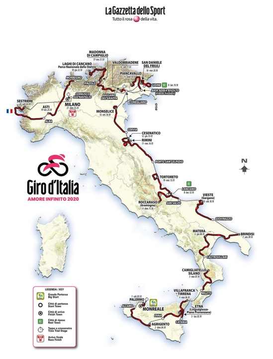 Giro d'Italia 2020 octobre