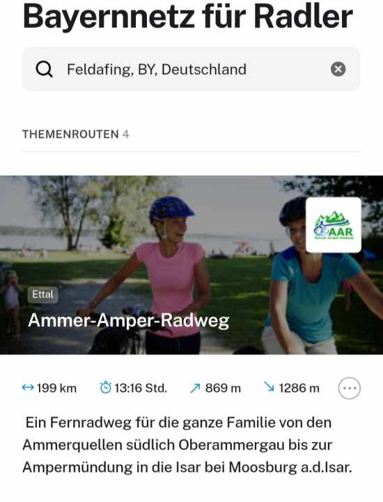 Bayernnetz für Radler offers countless tours - the fact that female cyclists are deliberately not mentioned is probably due to the Bavarian state government's policy of not using the opposite gender.