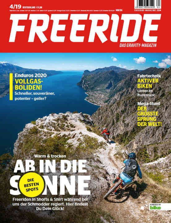   FREERIDE 4/19 - available at newsagents until 10 March 2020, while stocks last in the Delius Klasing online shop and virtually for all times as a digital edition for all devices. <a href="http://www.freeride-magazine.com/magazin/heft_info.html" target="_blank" rel="noopener noreferrer nofollow">Info about the current FREERIDE </a>