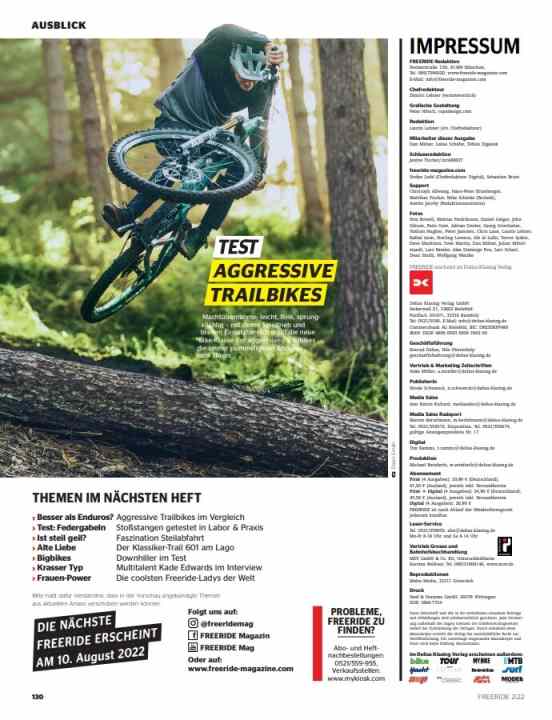   Das erwartet euch in der nächsten FREERIDE-Ausgabe 3/2022 ab 10. August. 