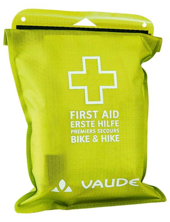 A must on a bike tour: A first aid kit like the Vaude First Aid Kit Waterproof
