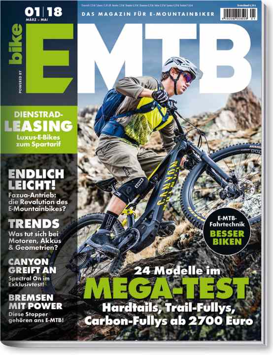    EMTB 1/18 ist ab dem 13. März am Kiosk, im <a href="https://www.delius-klasing.de/emtb-1-2018-emb-2018-1" target="_blank" rel="noopener noreferrer">DK-Onlineshop</a>  und als <a href="http://digital.emtb-magazin.de/" target="_blank" rel="noopener noreferrer nofollow">Digital-Ausgabe</a>  für alle Endgeräte erhältlich.
