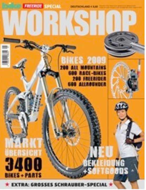   If an off-the-shelf bike is not enough for you, you should take a look at our BIKE Workshop 2009. Here you will find complete bikes as well as frame sets and add-on parts from all the major brands and manufacturers. Order for 8.60 euros at your local newsagent or right here ->
