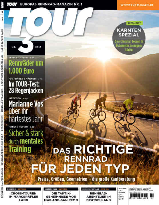   Vous trouverez tous les articles de ce numéro dans TOUR 3/2016 : Commander le magazine-> TOUR IOS-App-> TOUR Android-App->