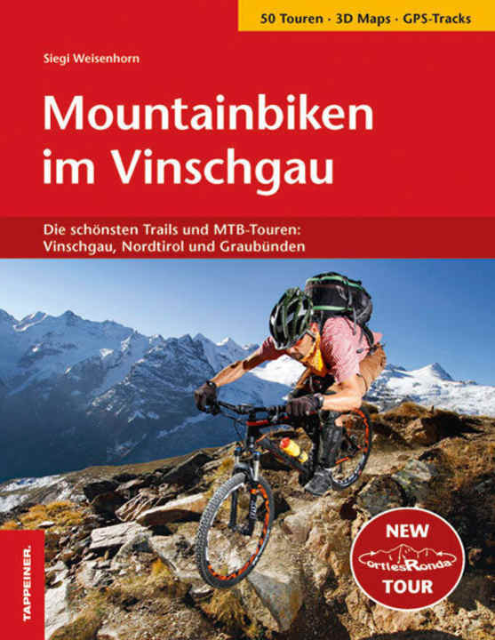 Mountainbiken im Vinschgau: Die 50 Touren von Siegi Weisenhorn, Tappeiner-Verlag, Preis: 19,90 Euro über <a href="http://www.trailsucht.org/" target="_blank" rel="noopener noreferrer nofollow">www.trailsucht.org</a>