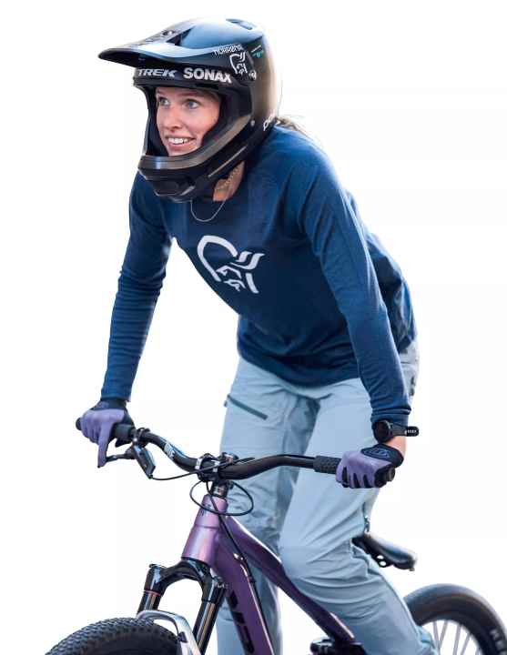 Kathi Kuypers, slopestyle premiere for women at the Red Bull District Ride 2022 