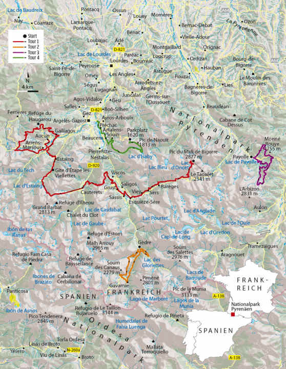 Pyrenees: 3 tours at a glance