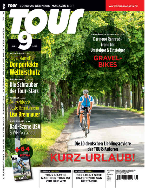   Vous trouverez tous les articles de ce numéro dans TOUR 9/2015 : Commander le magazine-> TOUR IOS-App-> TOUR Android-App->