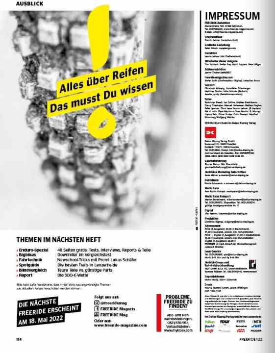   Das erwartet euch in der nächsten FREERIDE-Ausgabe. 