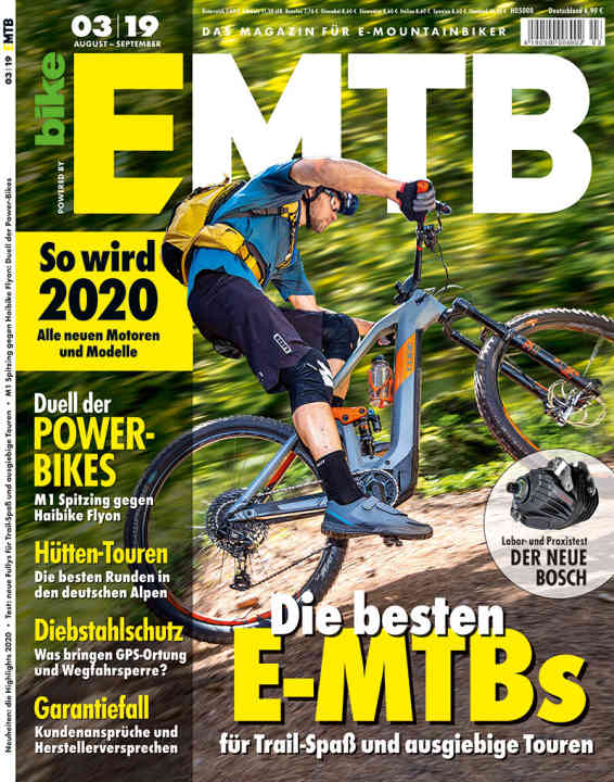   Die gesamte Ausgabe EMTB 3/2019 können Sie digital auch in der EMTB-App (<a href="https://itunes.apple.com/de/app/emtb-das-magazin-fur-e-mountainbiker/id1079396102?mt=8" target="_blank" rel="noopener noreferrer nofollow">iTunes</a>  und <a href="https://play.google.com/store/apps/details?id=de.delius_klasing.emtb" target="_blank" rel="noopener noreferrer nofollow">Google Play</a> ) lesen oder das Printheft versandkostenfrei im <a href="https://www.delius-klasing.de/emtb-03-2018-emb-2018-03" target="_blank" rel="noopener noreferrer">DK-Shop bestellen</a> .