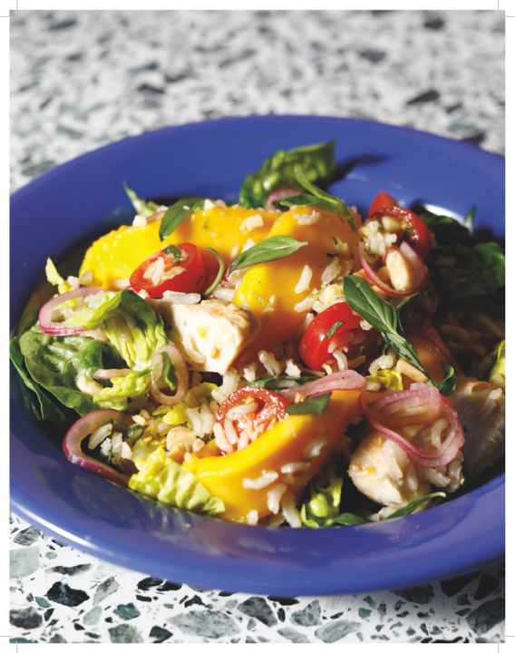 Chicken and mango salad à la MICHAEL MØRKØV