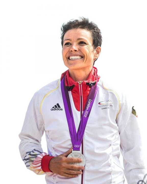   Second after a bad fall: Winning the silver medal at the 2012 Olympic Games in London is just as important for Sabine Spitz as the gold in Beijing four years earlier.