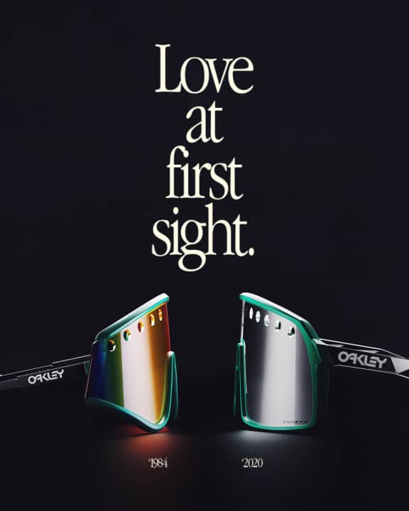 Alles kommt wieder in Mode: die Eyeshade von 1984 und das aktuelle Modell.