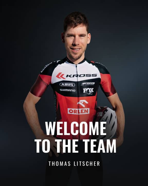   Top Swiss rider Thomas Litscher will switch from KMC Orbea to the Kross Orlen Cycling Team in 2022.