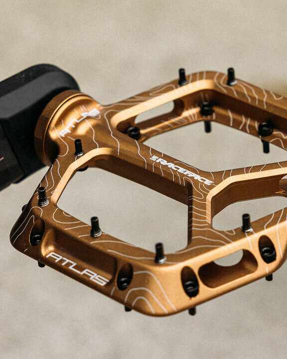   The extra-large bearing has a flat design and is intended to increase durability.