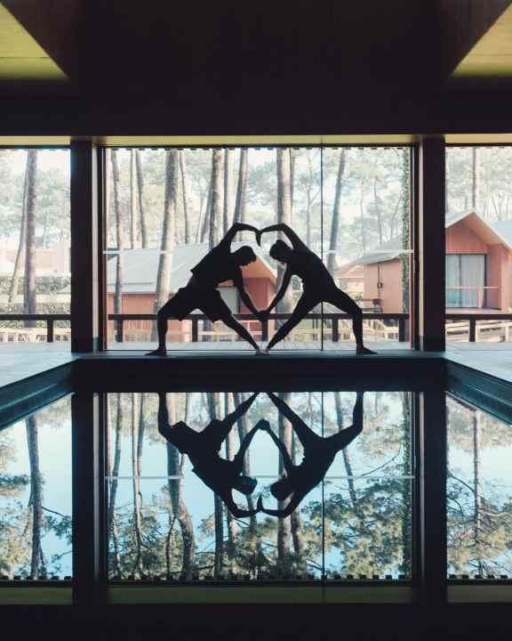 Pamper yourself with yoga after the gravel bike tours...