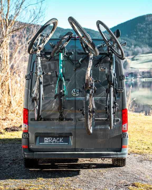 Push Components has revamped its modular bike rack for campervans and is launching the improved Pushrack V3.